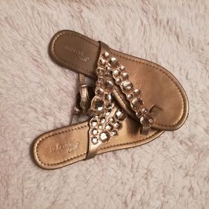 PART OF SALE - Gold Summer Sandals
